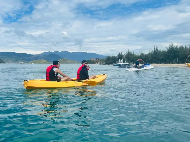 Kayaking helps visitors explore the sea water and surrounding landscape