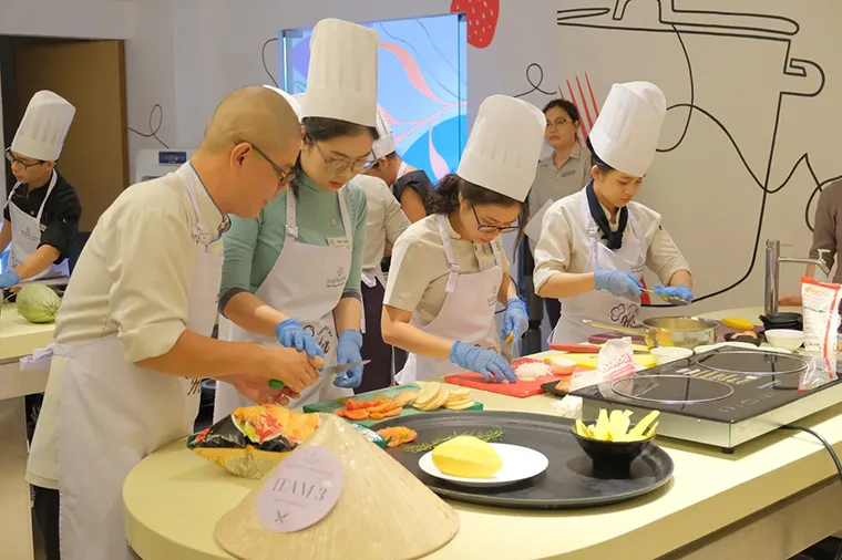 A cooking class at the hotel