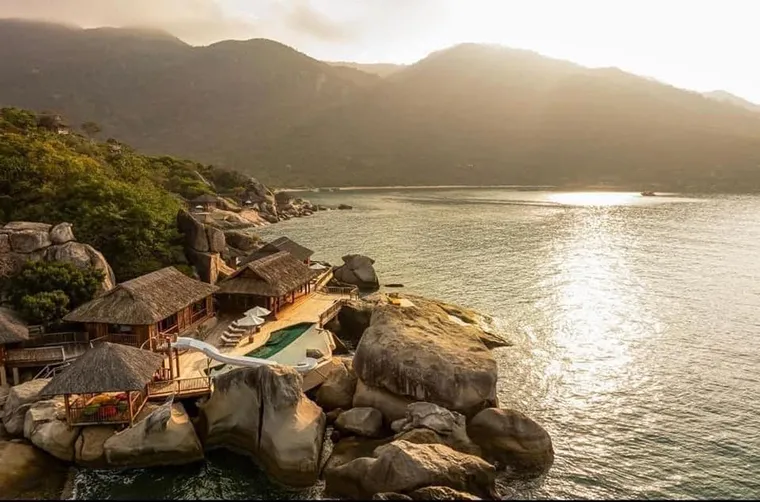 Natural corner at Six Senses Ninh Van Bay resort