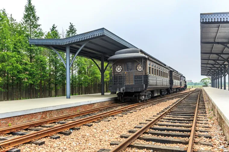 Traveling by train opens up the opportunity for you to admire the peaceful rural beauty in Vietnam. 