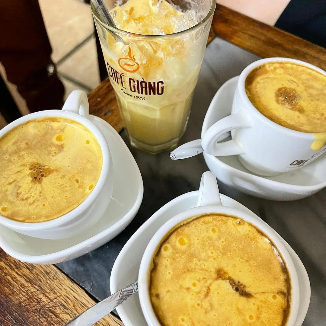 Giang Café located at 39 Nguyễn Hữu Huân Street in Hanoi's Old Quarter