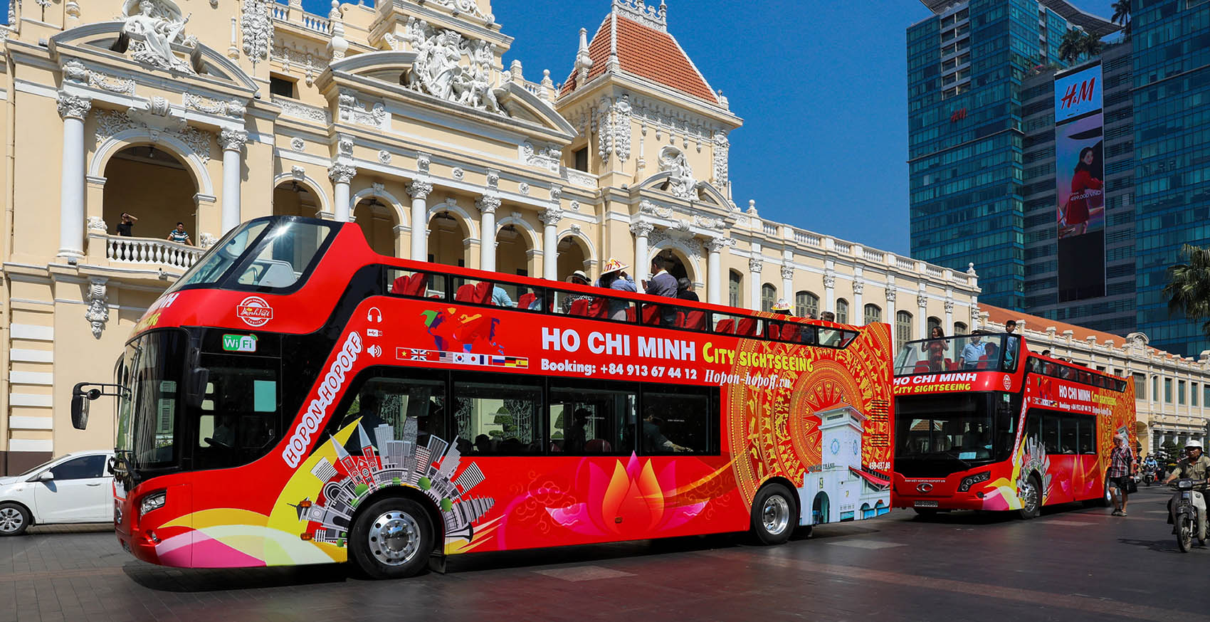 Ho Chi Minh City Sightseeing Double-Decker Bus Ticket by City Sightseeing