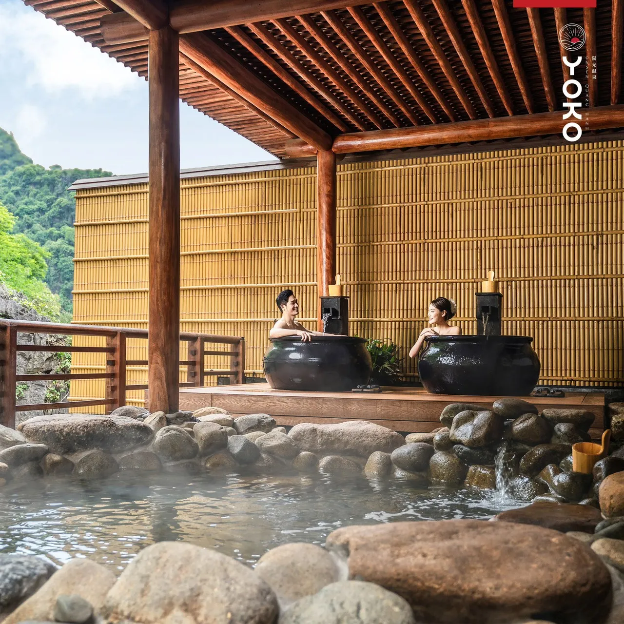 Vé vào cửa Công viên Khoáng Nóng Yoko Onsen Quang Hanh - Quảng Ninh