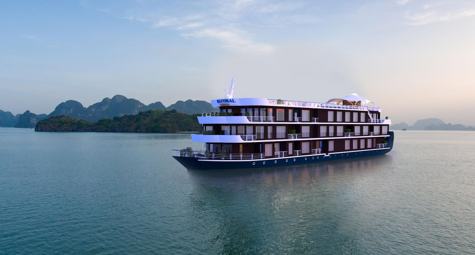 Tour trong ngày I Tham quan Hòn Sỏi và Trải nghiệm Bữa trưa cao cấp cùng Du thuyền 5* Sea Coral