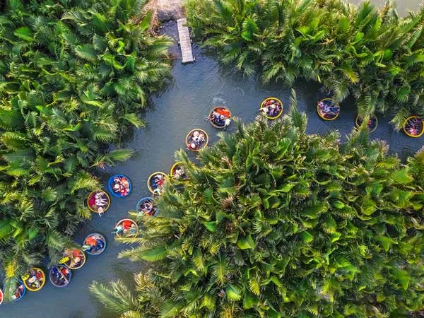 Day Tour | Experience Basket Boat Ride in Bay Mau Coconut Forest and Visit Hoi An Ancient Town