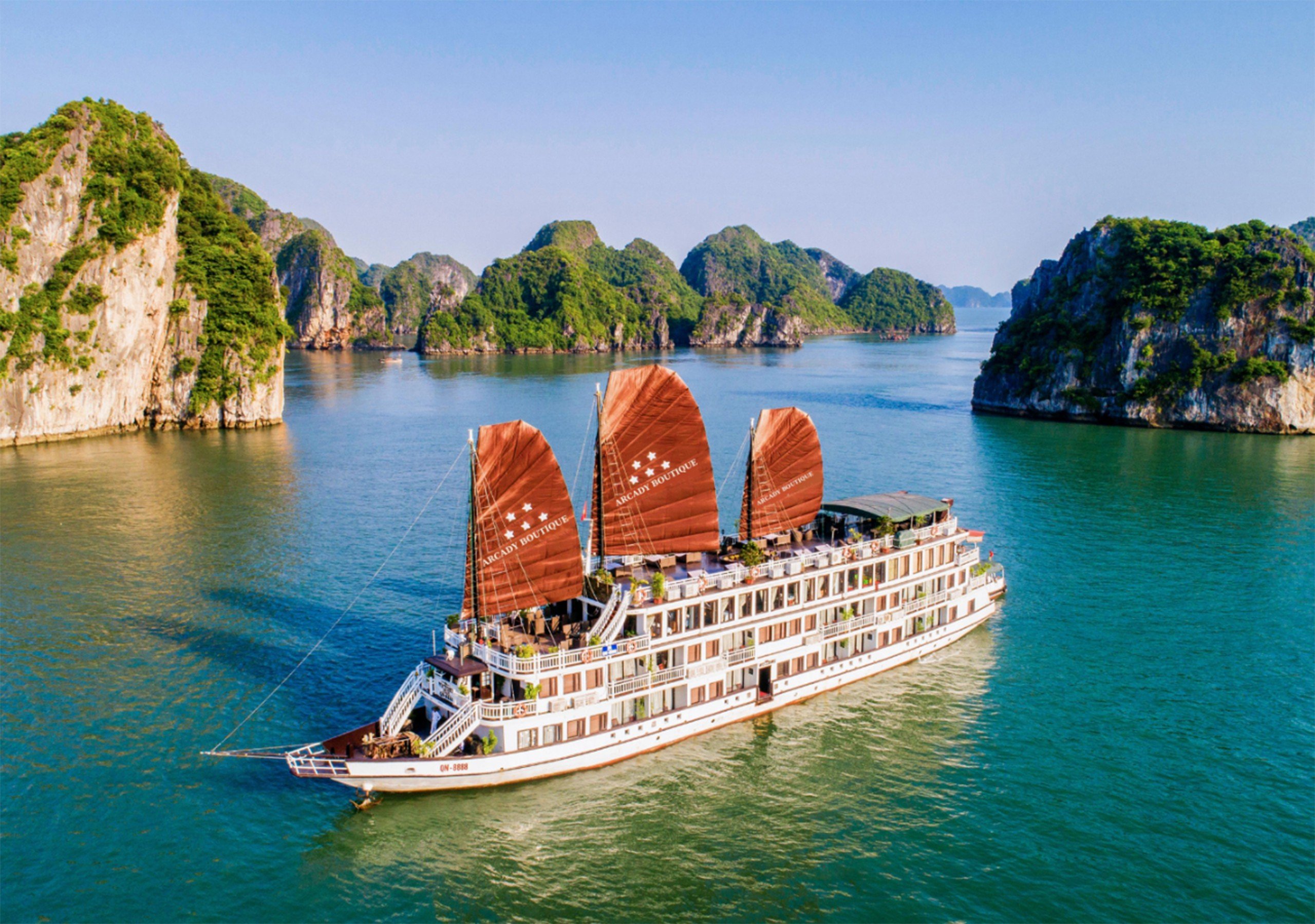 Tour 2N1Đ I Nghỉ dưỡng 2 Ngày 1 Đêm tại Vịnh Hạ Long cùng Du thuyền Arcady Boutique Cruise 5* 