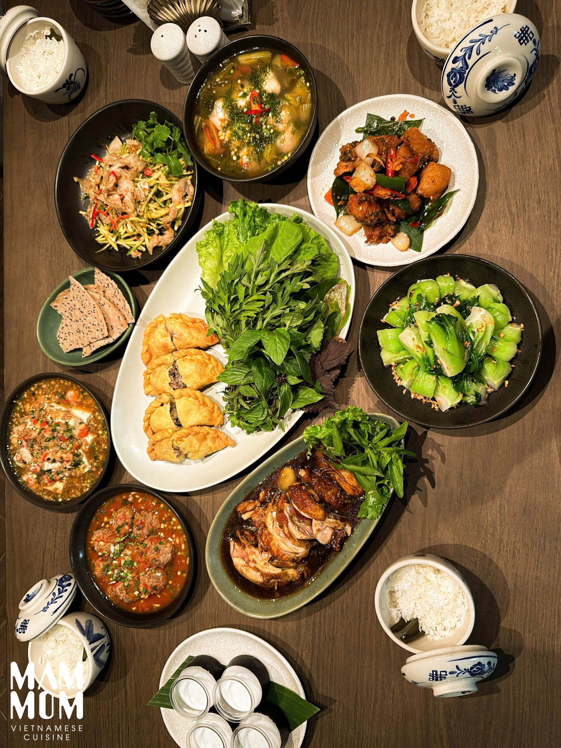 Set Menu chuẩn VIệt Nam tại Nhà Hàng Măm Mom I Hà Nội