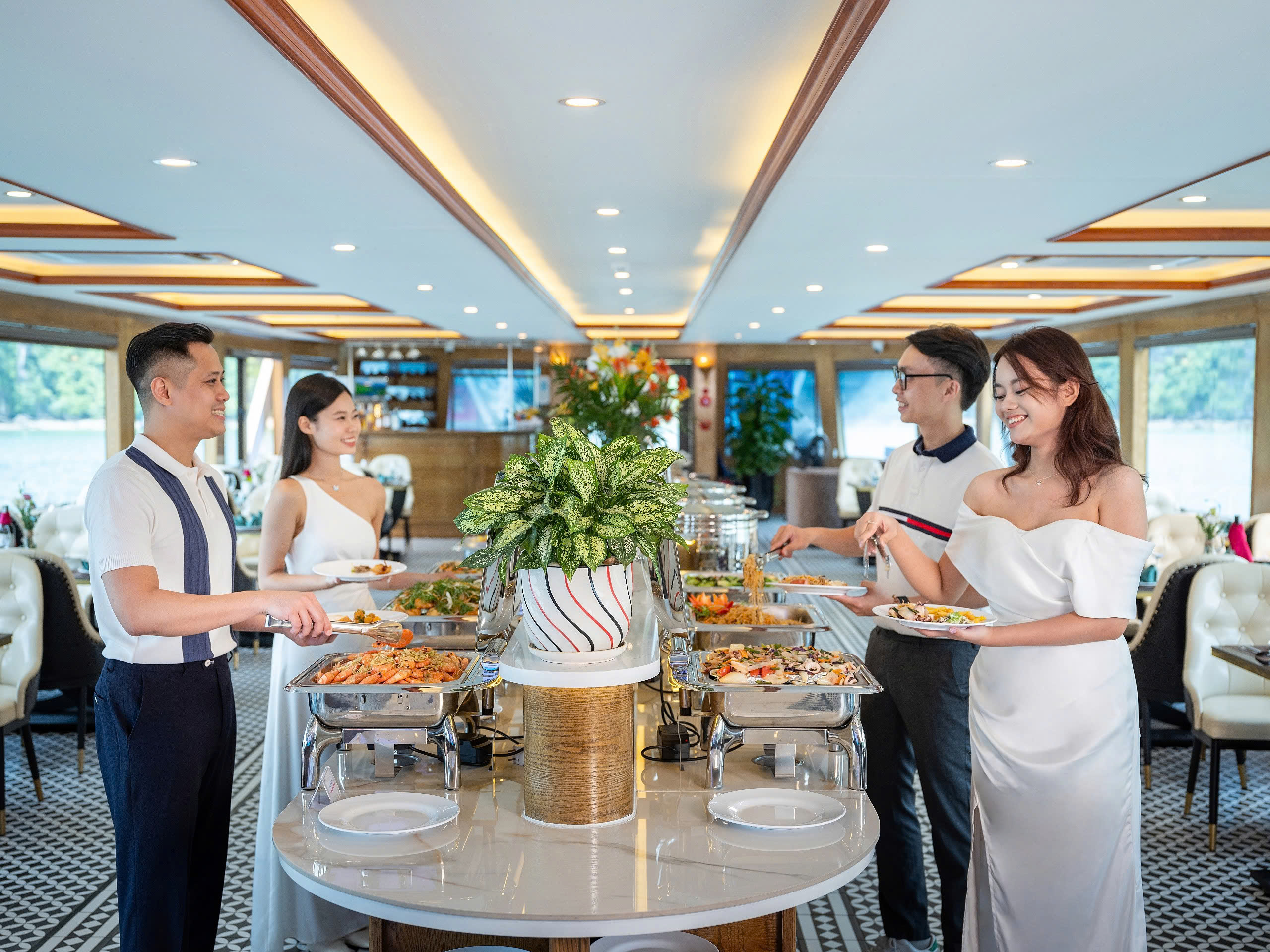 Tour trong ngày I Trải nghiệm khám phá Vịnh Hạ Long cùng Du thuyền Heritage Luxury Cruise I Hạ Long 