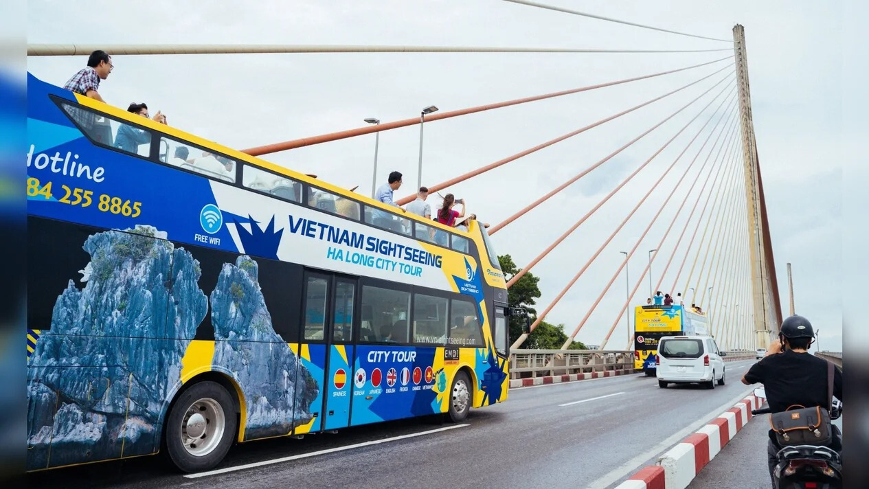 Vé xe Bus 2 tầng tham quan Thành phố Hạ Long I Hạ Long