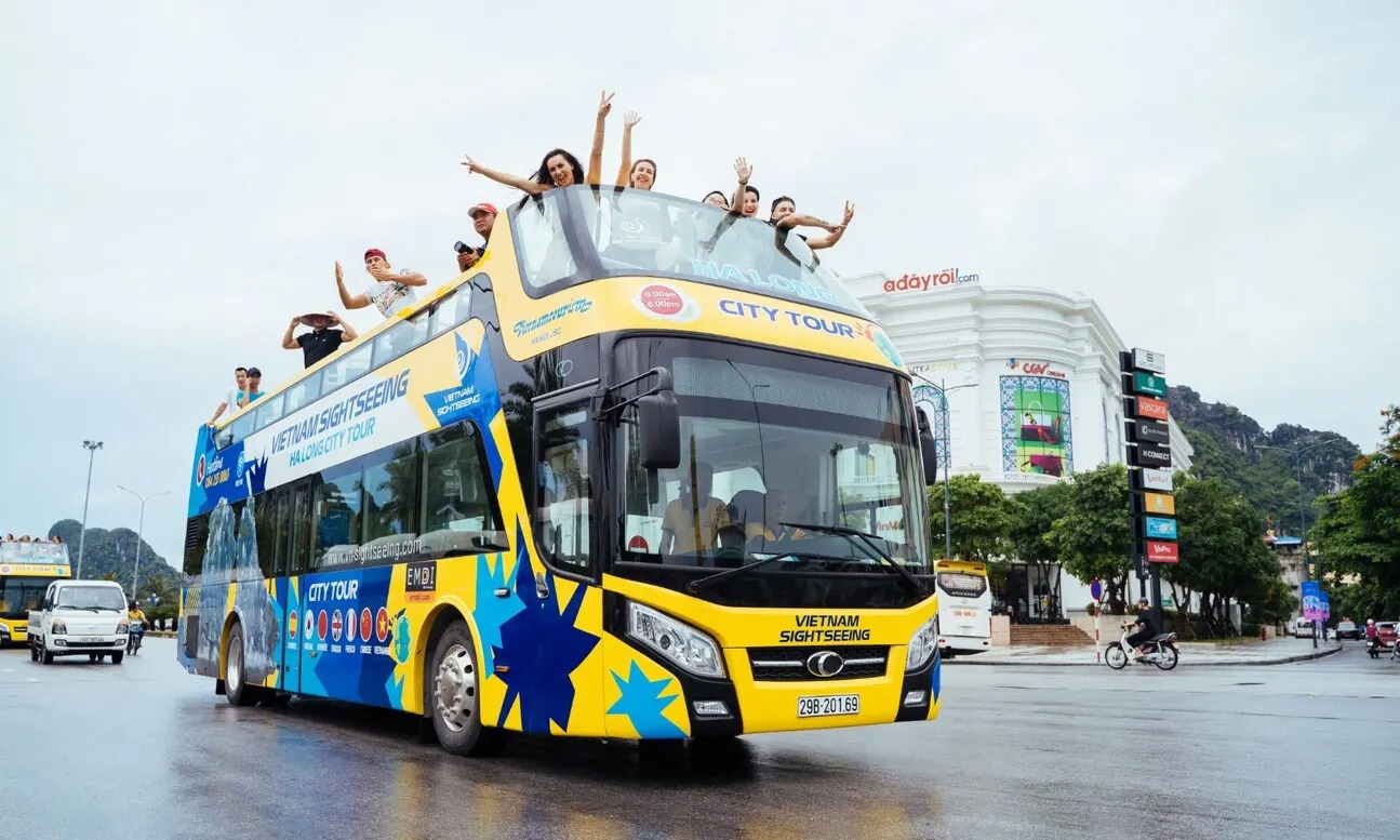 Vé xe Bus 2 tầng tham quan Thành phố Hạ Long I Hạ Long