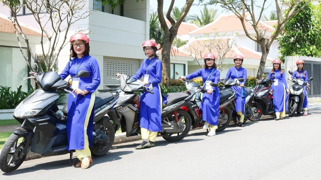 Day Tour | Da Nang City Tour by Motorbike with Female Riders in Ao Dai | Da Nang