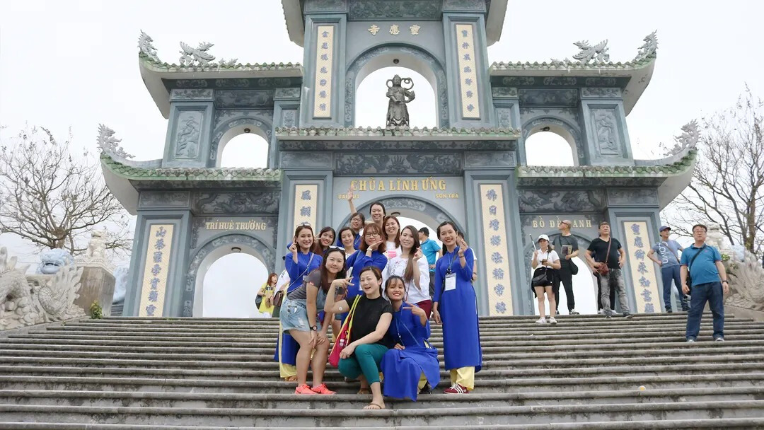 Day Tour | Da Nang City Tour by Motorbike with Female Riders in Ao Dai | Da Nang