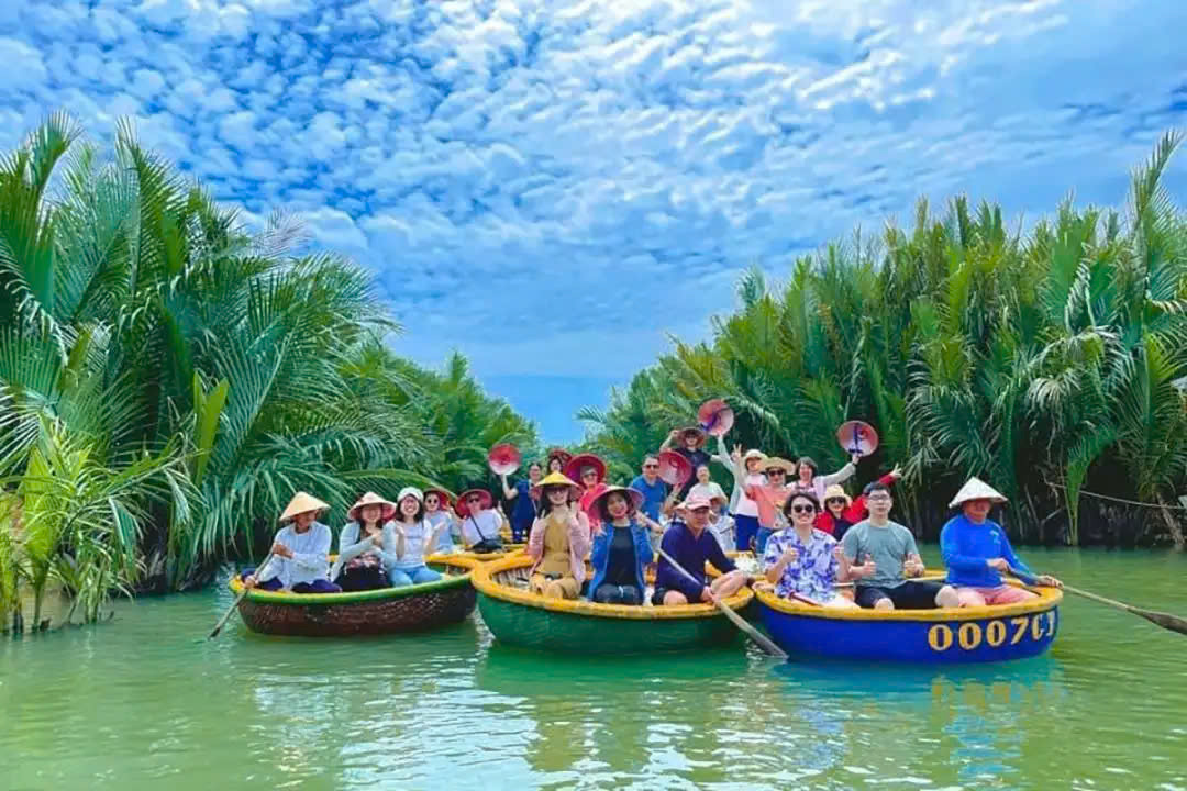 Ticket for Basket Boat Ride at Bay Mau Coconut Forest, Hoi An