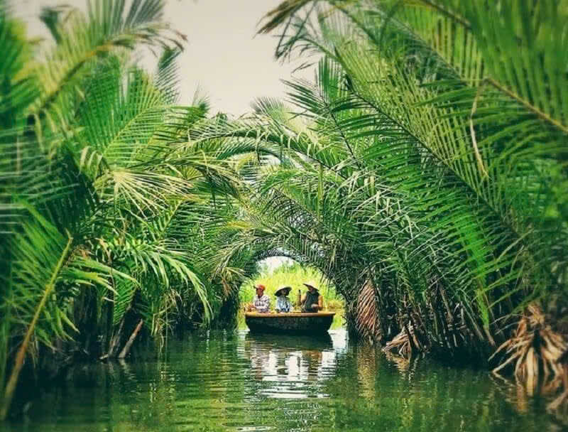 Ticket for Basket Boat Ride at Bay Mau Coconut Forest, Hoi An