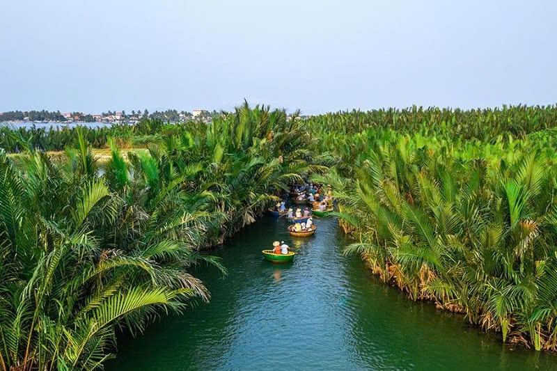 Ticket for Basket Boat Ride at Bay Mau Coconut Forest, Hoi An