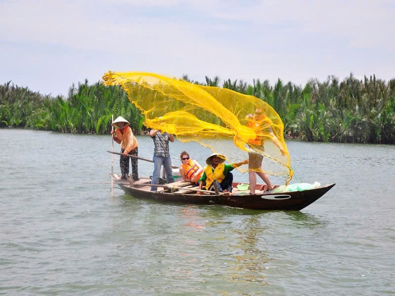 Ticket for Basket Boat Ride at Bay Mau Coconut Forest, Hoi An