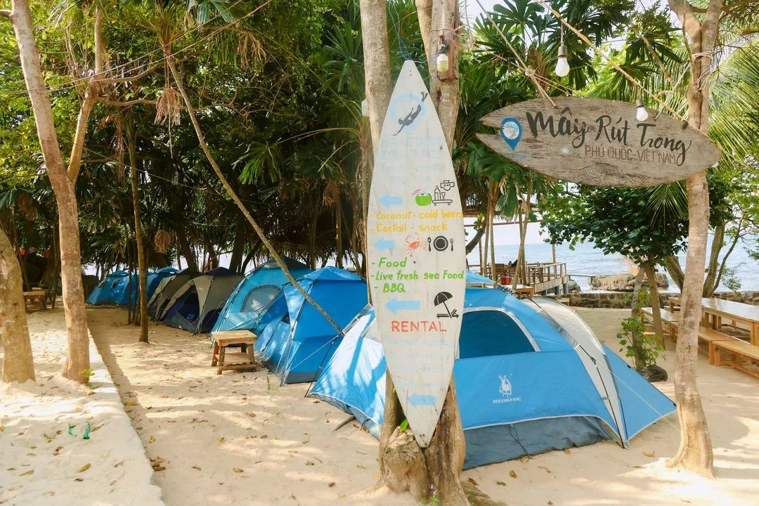 2D1N Tour | Camping Experience at Hon May Rut Trong and BBQ Dinner | Phu Quoc