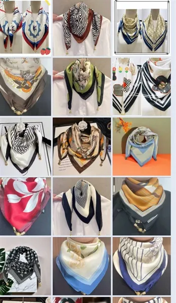 Square Silk Scarves - Vietnamese Craftsmanship