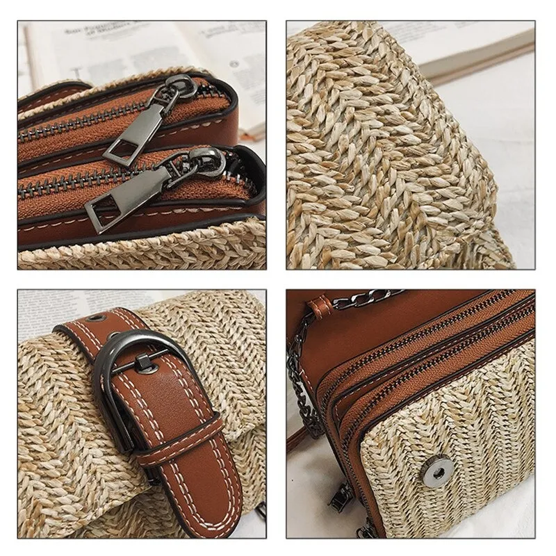 Vietnamese Rattan Wallets/Purses: Rustic Beauty