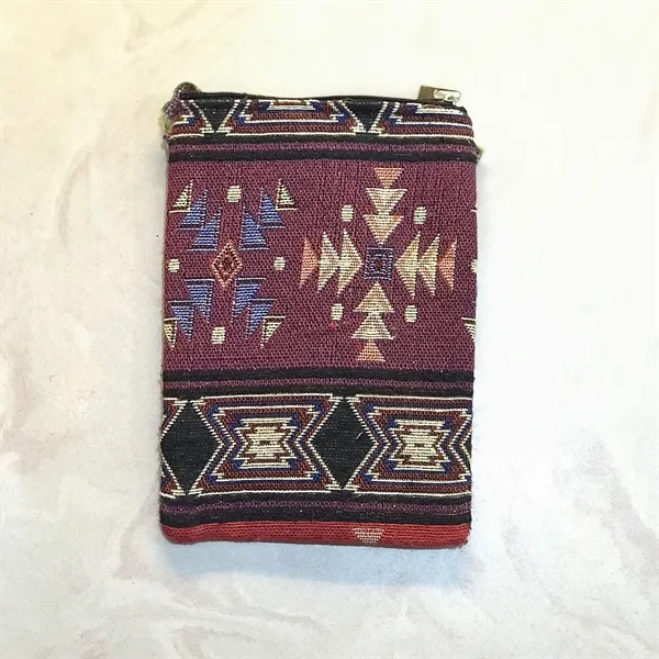 Eco-friendly handmade phone pouch: Made from natural materials