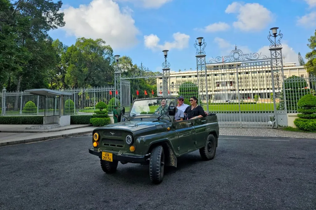 Day Tour | 2.5-Hour Saigon Glamour Exploration by Army Jeep | Ho Chi Minh City